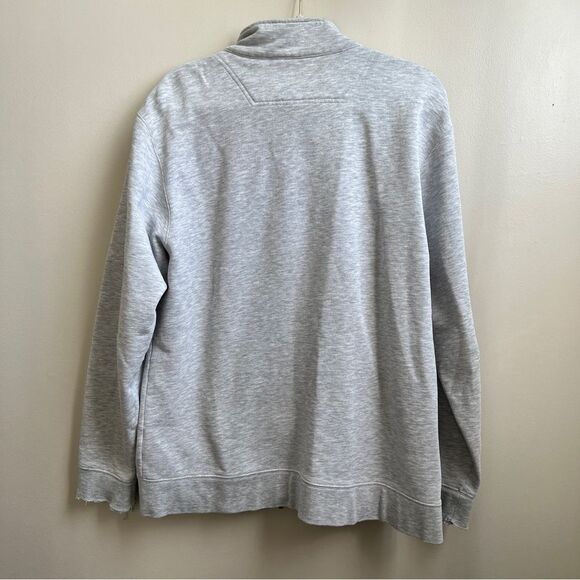 L.L. bean gray zip up fleece jacket Size Medium tall - Picture 2 of 4